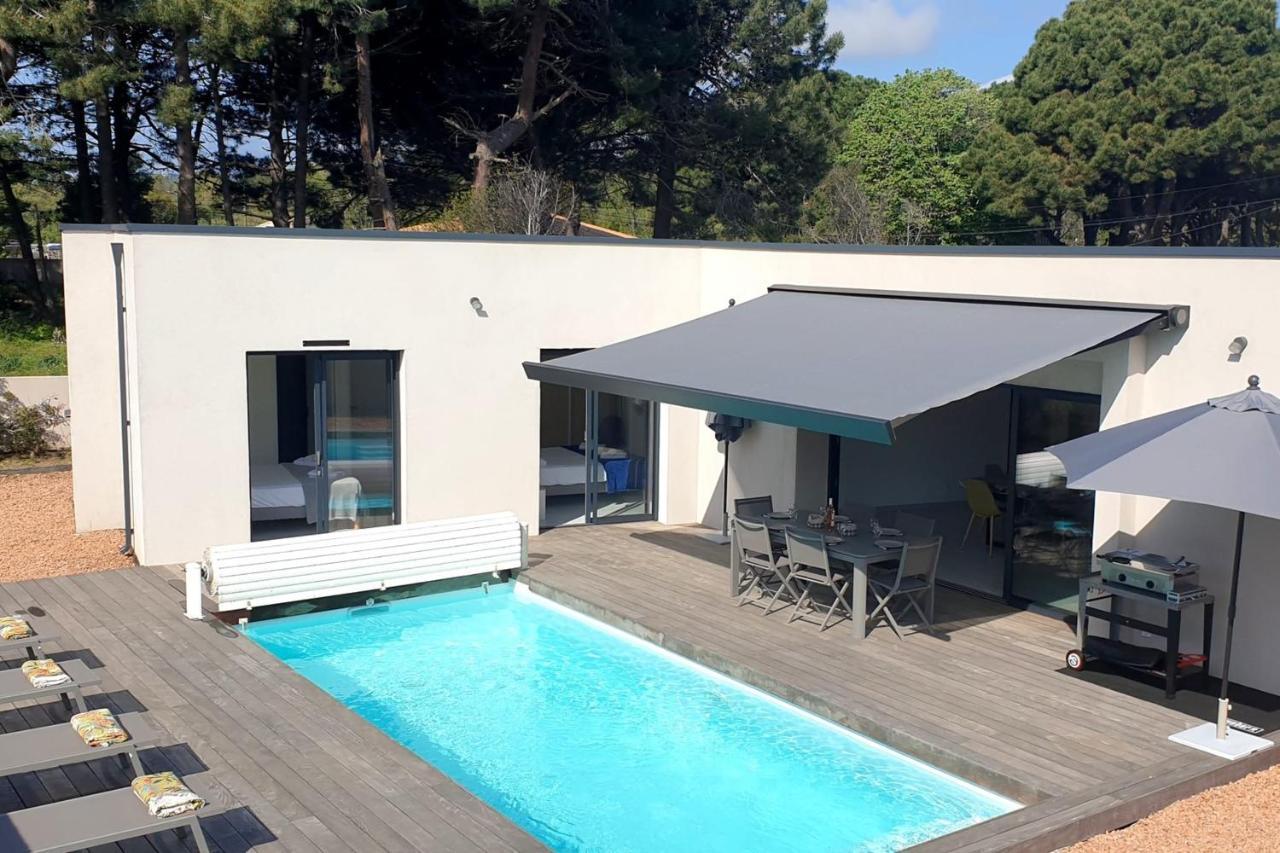 Villa Rossa 6 Pers Dans Residence Avec Piscine Chauffee Privee ليسي المظهر الخارجي الصورة