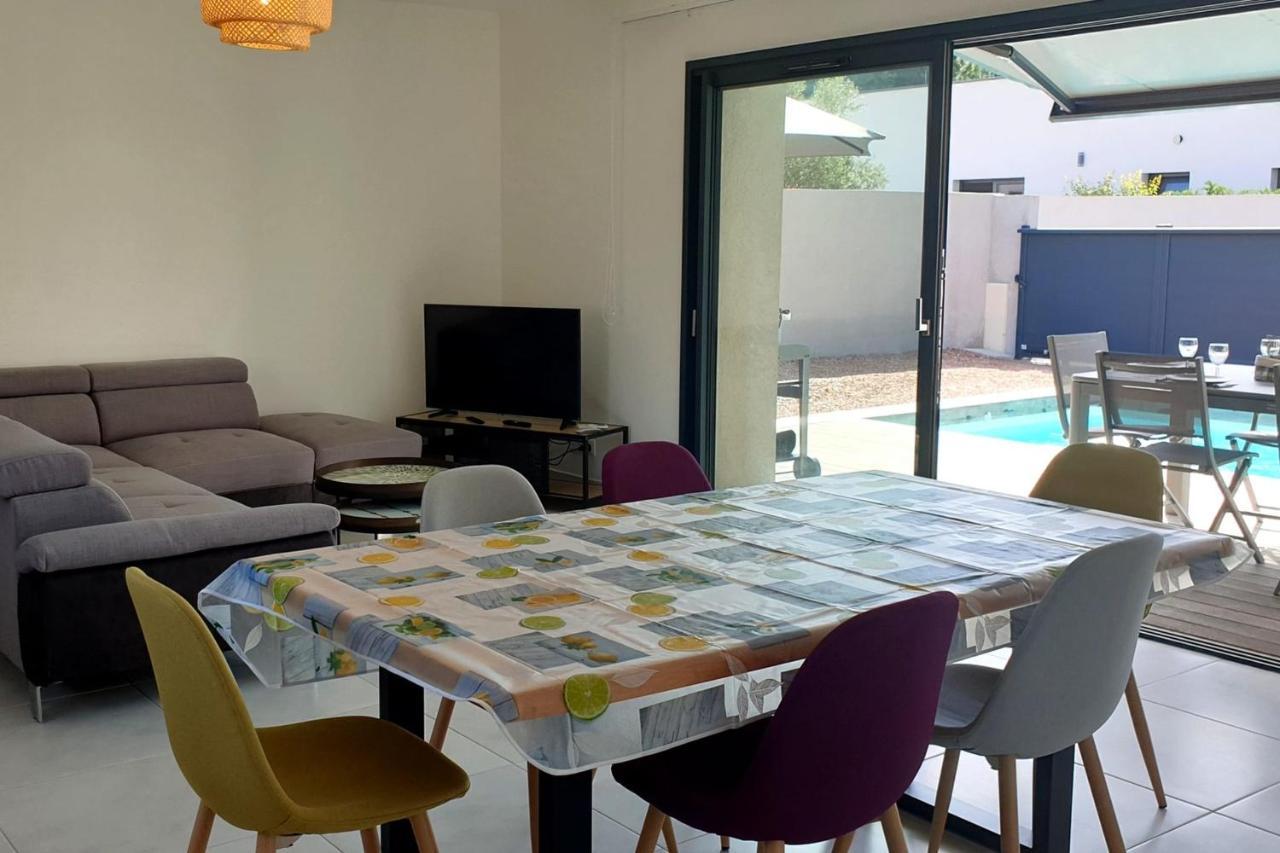 Villa Rossa 6 Pers Dans Residence Avec Piscine Chauffee Privee ليسي المظهر الخارجي الصورة