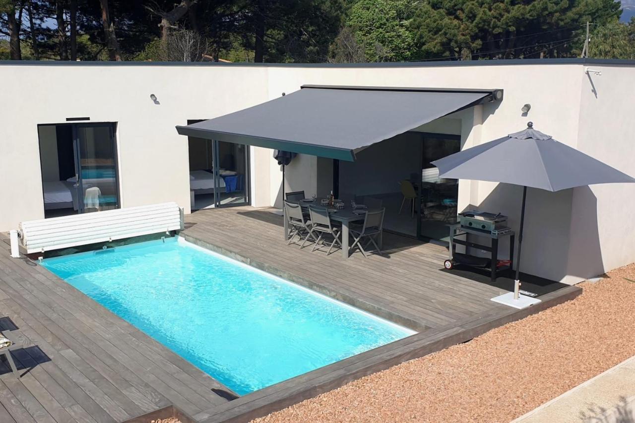 Villa Rossa 6 Pers Dans Residence Avec Piscine Chauffee Privee ليسي المظهر الخارجي الصورة