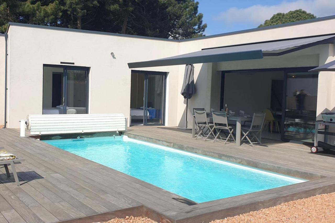 Villa Rossa 6 Pers Dans Residence Avec Piscine Chauffee Privee ليسي المظهر الخارجي الصورة